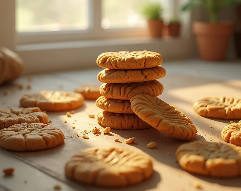 the picture featured a peanut butter cookies